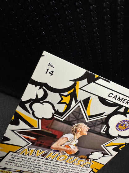 2025 Donruss WNBA My House Press Proof 14 Cameron Brink LA Sparks - 787 Hobby House