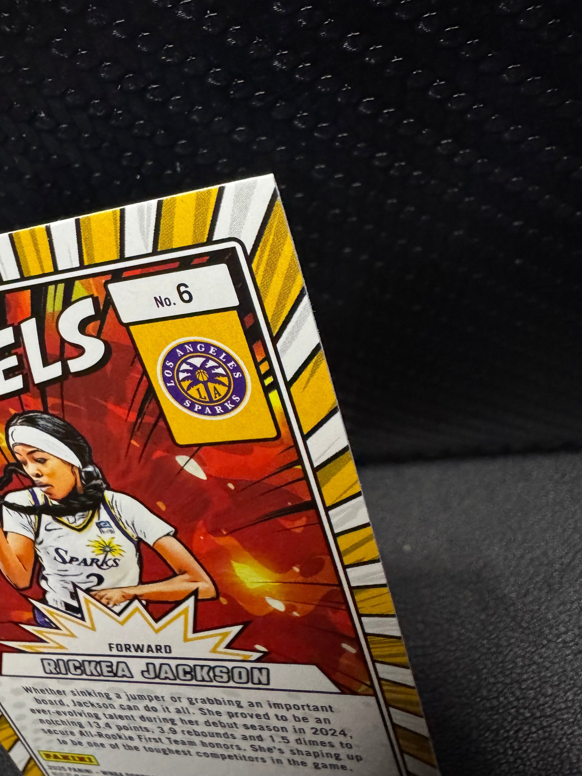 2025 Donruss WNBA Net Marvels 6 Rickea Jackson Los Angeles Sparks - 787 Hobby House