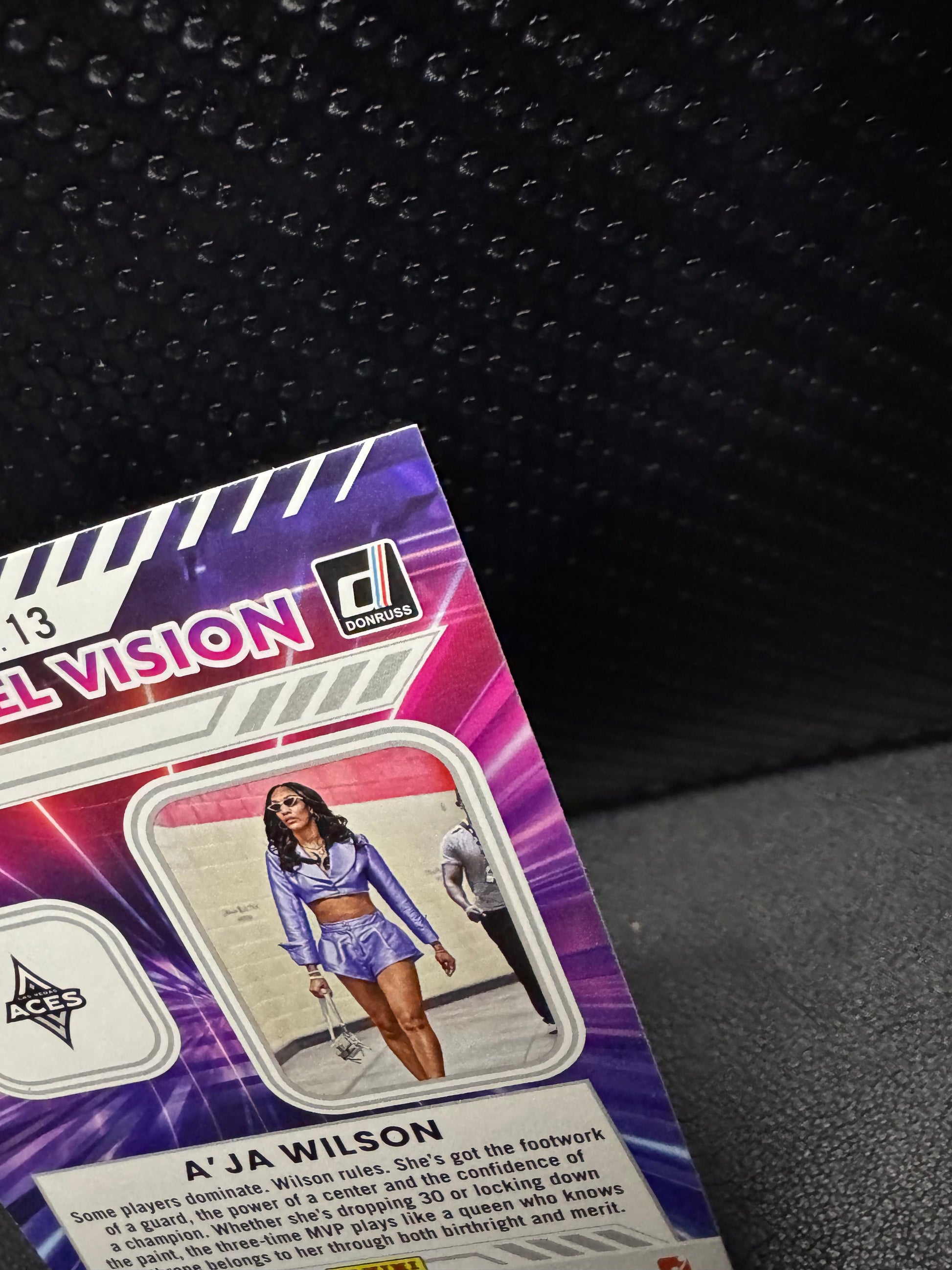 2025 Donruss WNBA Tunnel Vision 13 A'ja Wilson Las Vegas Aces - 787 Hobby House