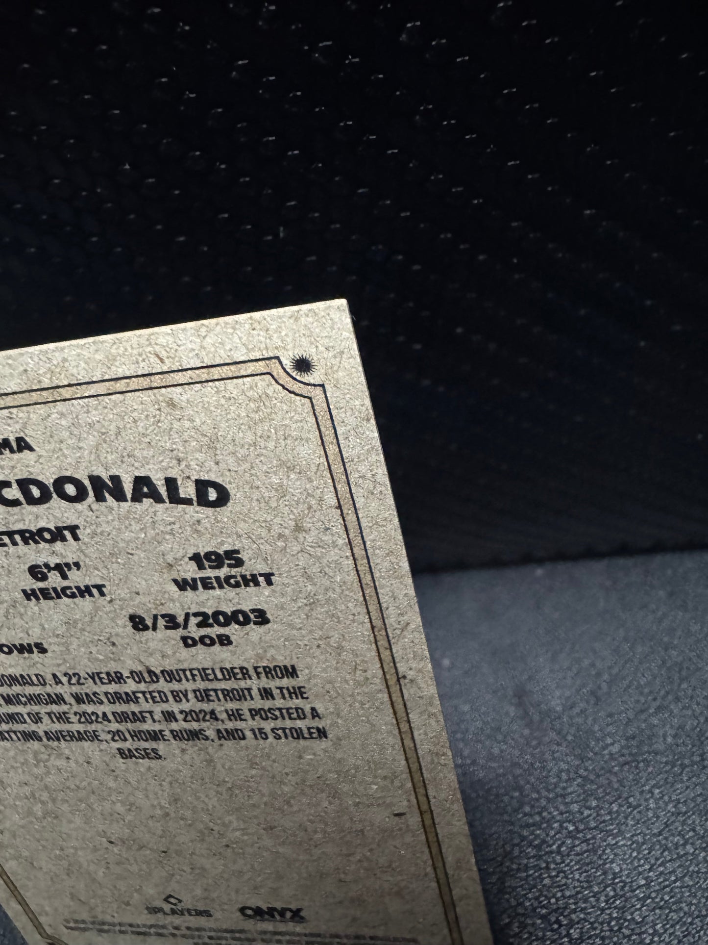 2025 Onyx Vintage Extended VAZAMA Zach Macdonald Autographs - 787 Hobby House