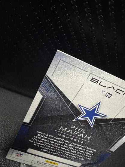 2025 Panini Black 128 Phil Mafah Royal 59/99 RC Dallas Cowboys - 787 Hobby House