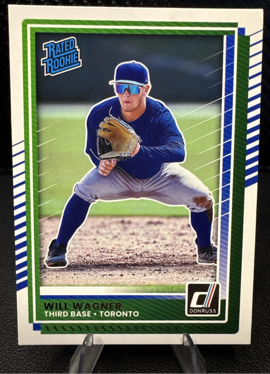 2025 Panini Donruss 71 Will Wagner Rated Rookie RC Toronto Blue Jays - 787 Hobby House
