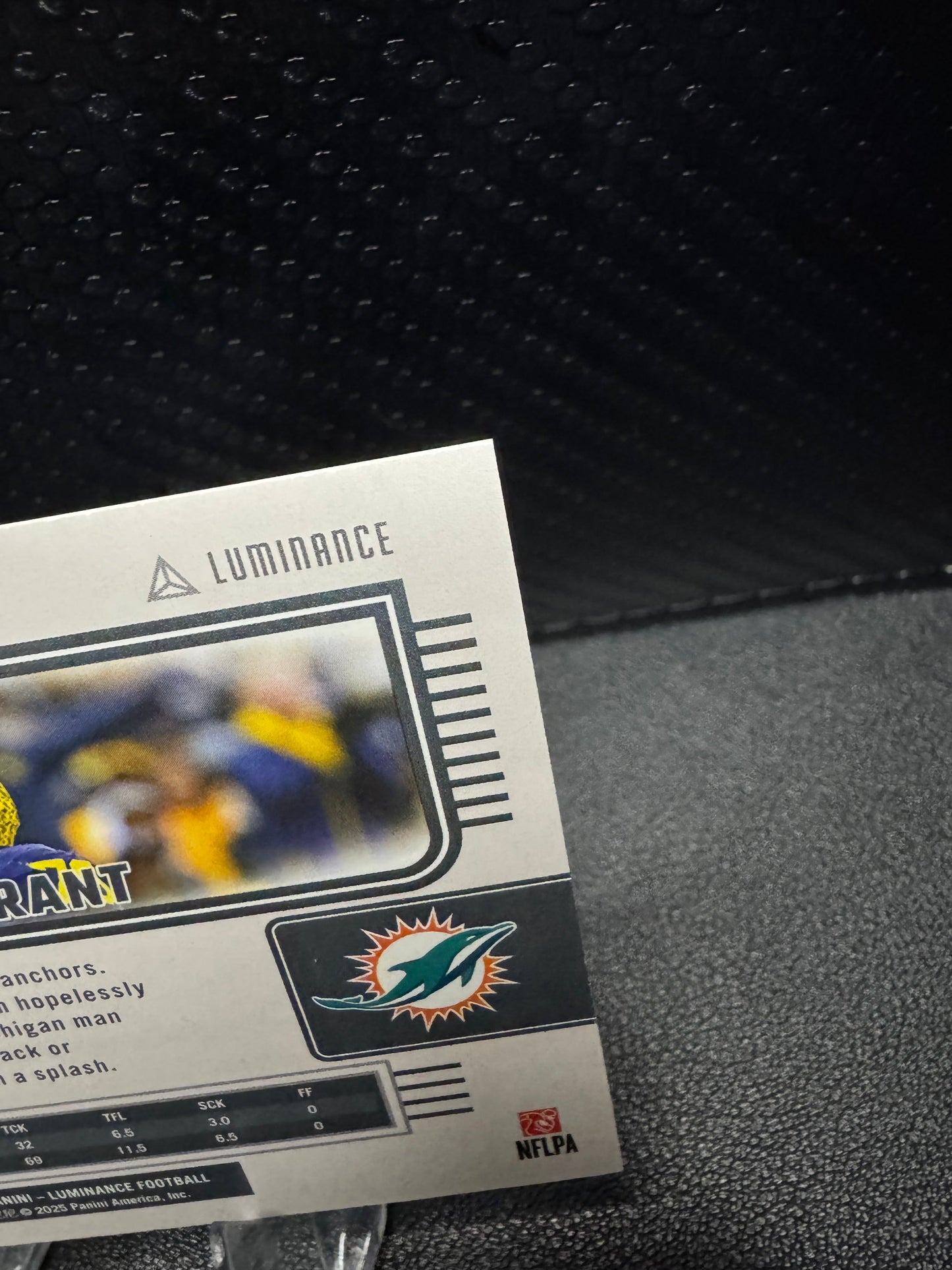 2025 Panini Luminance Purple 194 Kenneth Grant RC Miami Dolphins - 787 Hobby House