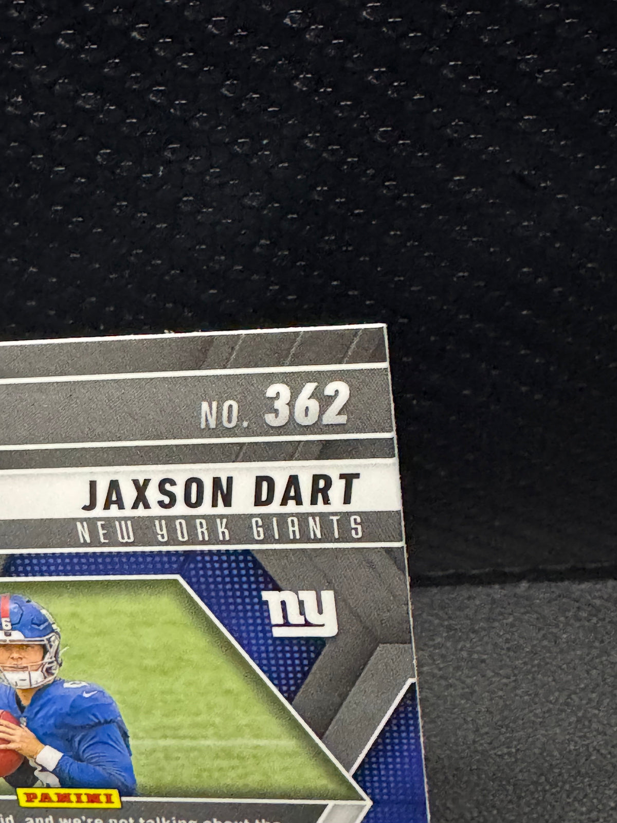 2025 Panini Mosaic #362 Jaxson Dart RC New York Giants - 787 Hobby House