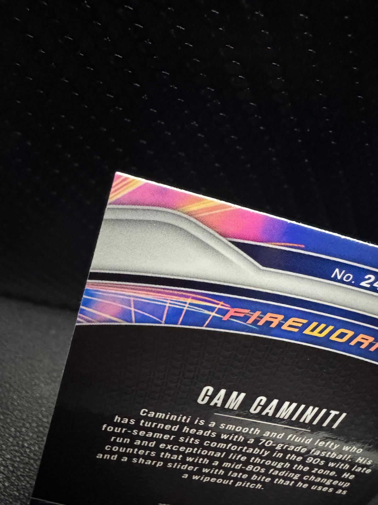 2025 Panini Prizm 24 Cam Caminiti Fireworks Atlanta Braves - 787 Hobby House
