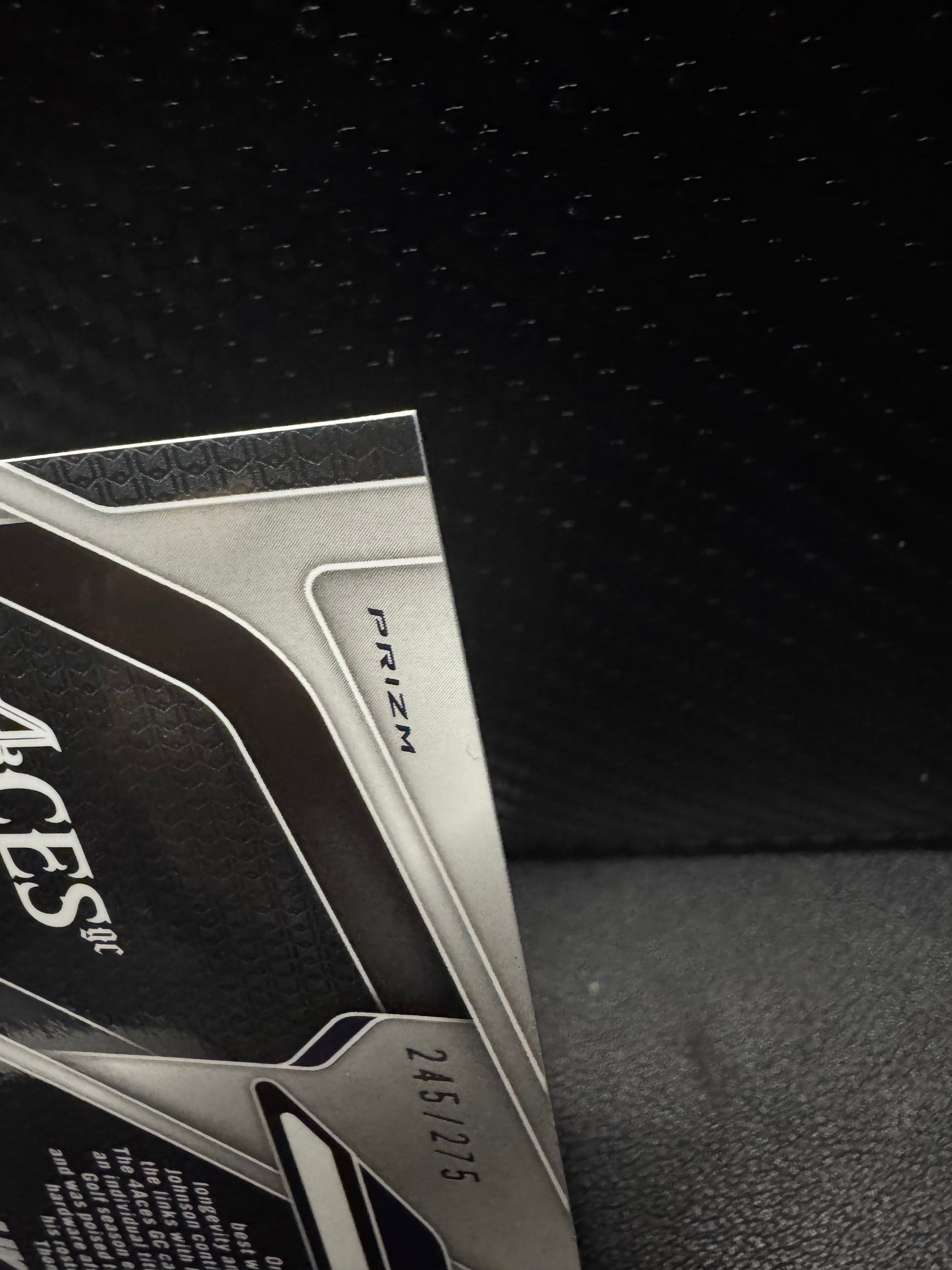 2025 Panini Prizm LIV 10 Dustin Johnson LIV Logos Prizms Teal 245/275 4 Aces GC - 787 Hobby House