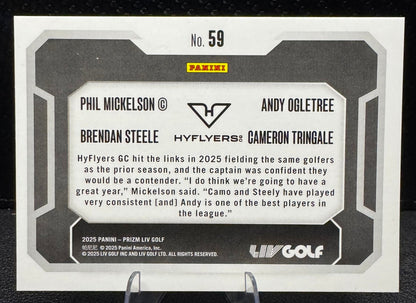2025 Panini Prizm LIV 59 Phil Mickelson/Brendan Steele/Cameron Tringale/Andy Ogletree - 787 Hobby House