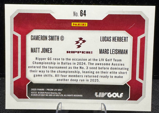 2025 Panini Prizm LIV 64 Marc Leishman/Cameron Smith/Matt Jones/Lucas Herbert - 787 Hobby House