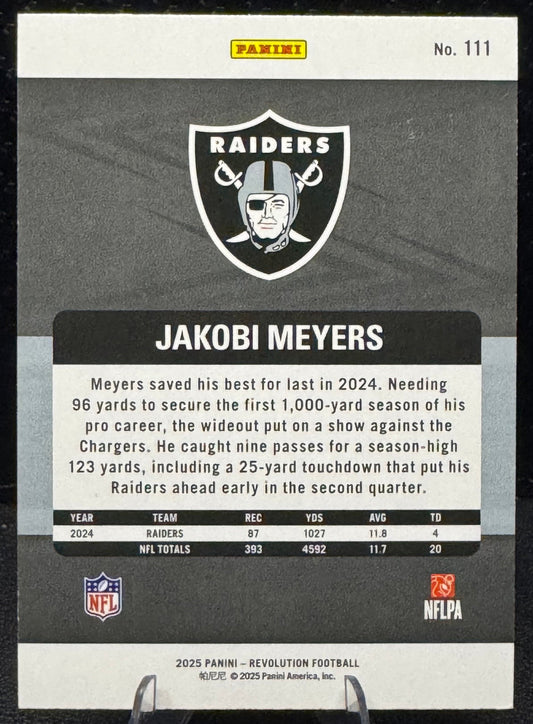 2025 Panini Revolution 111 Jakobi Meyers Las Vegas Raiders - 787 Hobby House
