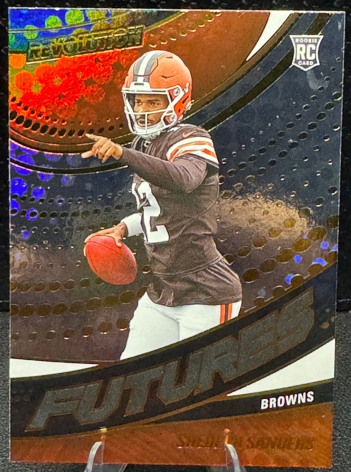 2025 Panini Revolution Futures #19 Shedeur Sanders RC Cleveland Browns - 787 Hobby House