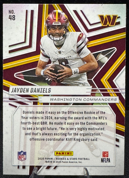 2025 Panini Rookies & Stars #48 Jayden Daniels Washington Commanders - 787 Hobby House