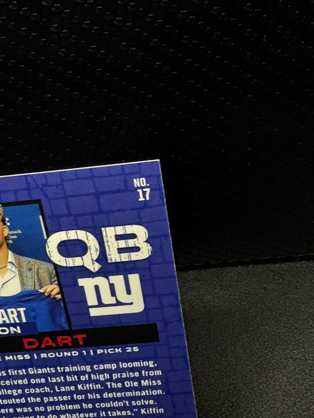 2025 Panini Rookies & Stars Draft Class #17 Jaxson Dart RC New York Giants - 787 Hobby House