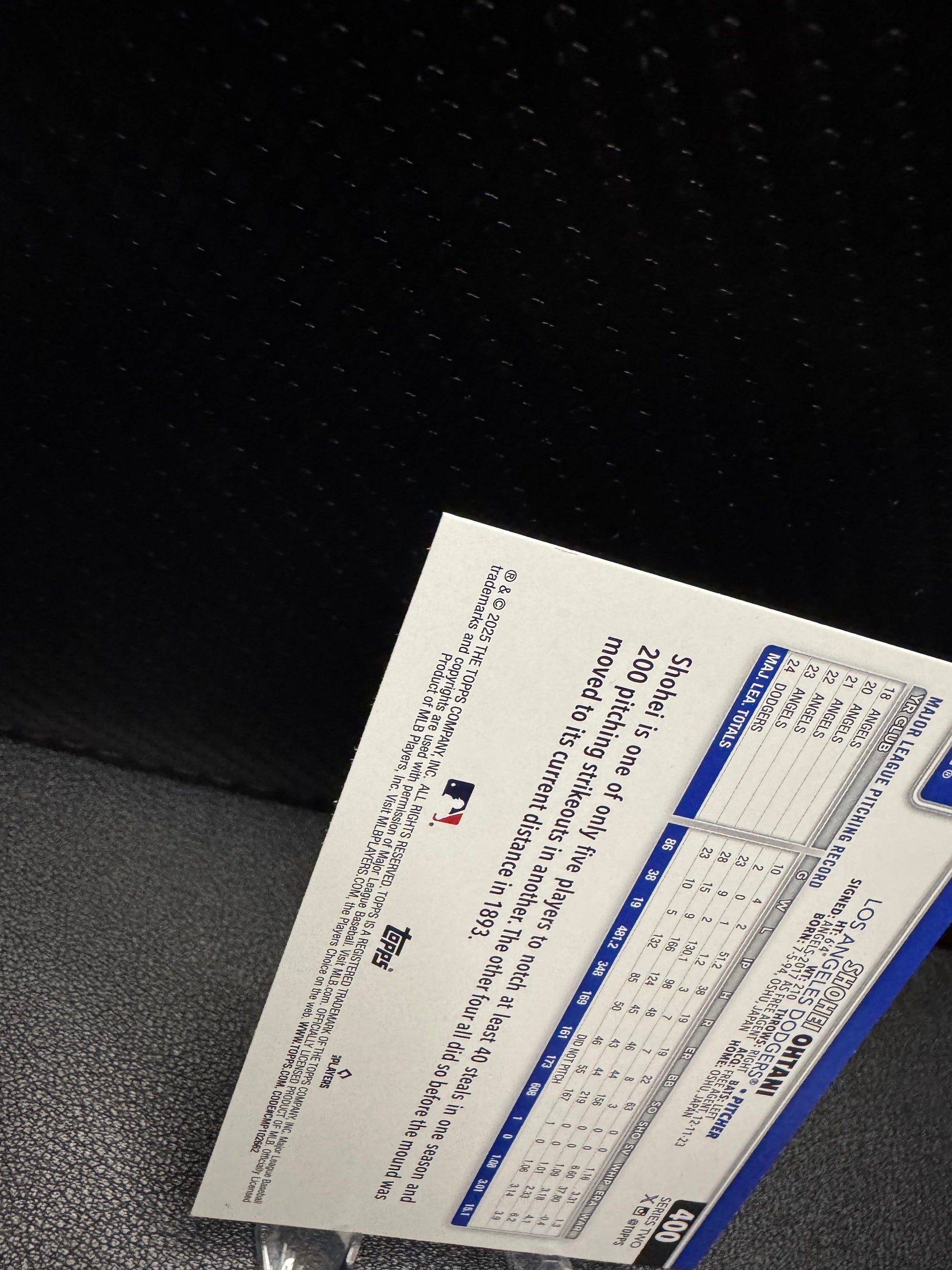 2025 Topps 400 Shohei Ohtani Los Angeles Dodgers - 787 Hobby House