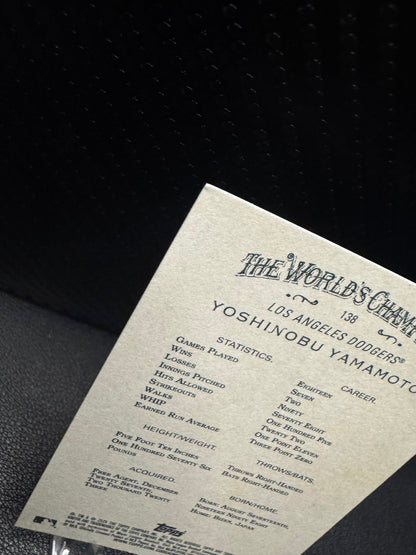 2025 Topps Allen & Ginter 138 Yoshinobu Yamamoto Los Angeles Dodgers - 787 Hobby House