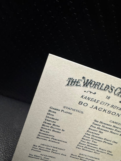 2025 Topps Allen & Ginter 18 Bo Jackson Kansas City Royals - 787 Hobby House