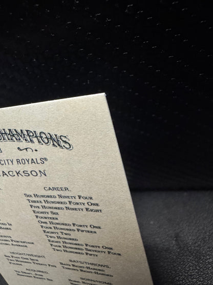 2025 Topps Allen & Ginter 18 Bo Jackson Kansas City Royals - 787 Hobby House