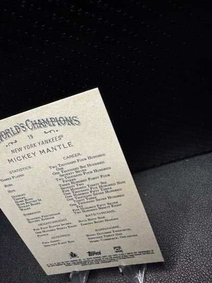 2025 Topps Allen & Ginter 19 Mickey Mantle - 787 Hobby House