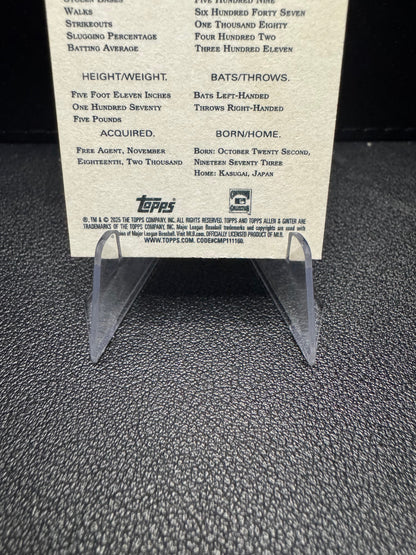 2025 Topps Allen & Ginter 20 Ichiro Mini Black Border - 787 Hobby House