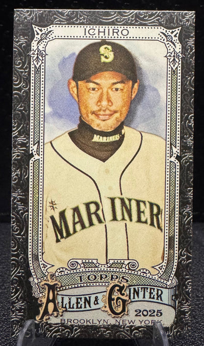 2025 Topps Allen & Ginter 20 Ichiro Mini Black Border - 787 Hobby House