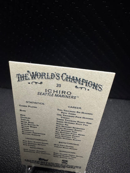 2025 Topps Allen & Ginter 20 Ichiro Mini Black Border - 787 Hobby House
