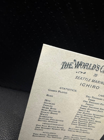 2025 Topps Allen & Ginter 20 Ichiro Seattle Mariners - 787 Hobby House