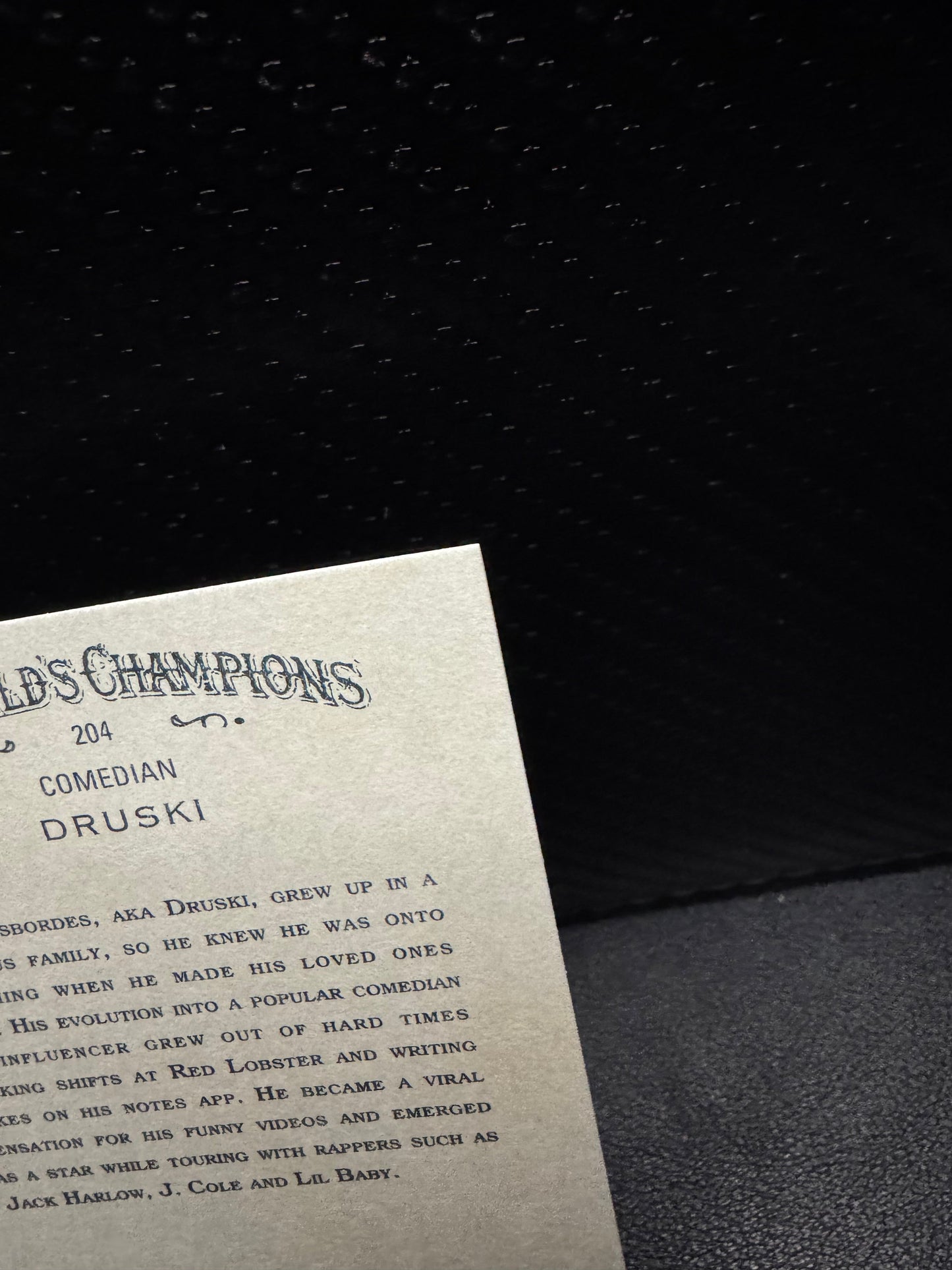 2025 Topps Allen & Ginter 204 Druski - 787 Hobby House