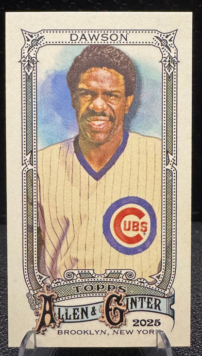 2025 Topps Allen & Ginter 301 Andre Dawson Mini Chicago Cubs - 787 Hobby House