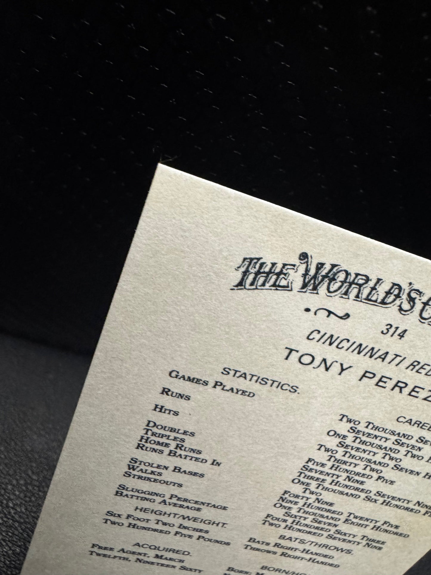 2025 Topps Allen & Ginter 314 Tony Perez Cincinnati Reds - 787 Hobby House