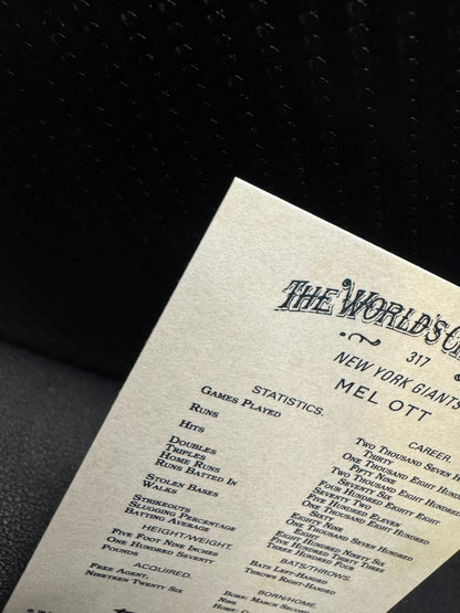 2025 Topps Allen & Ginter 317 Mel Ott New York Giants - 787 Hobby House