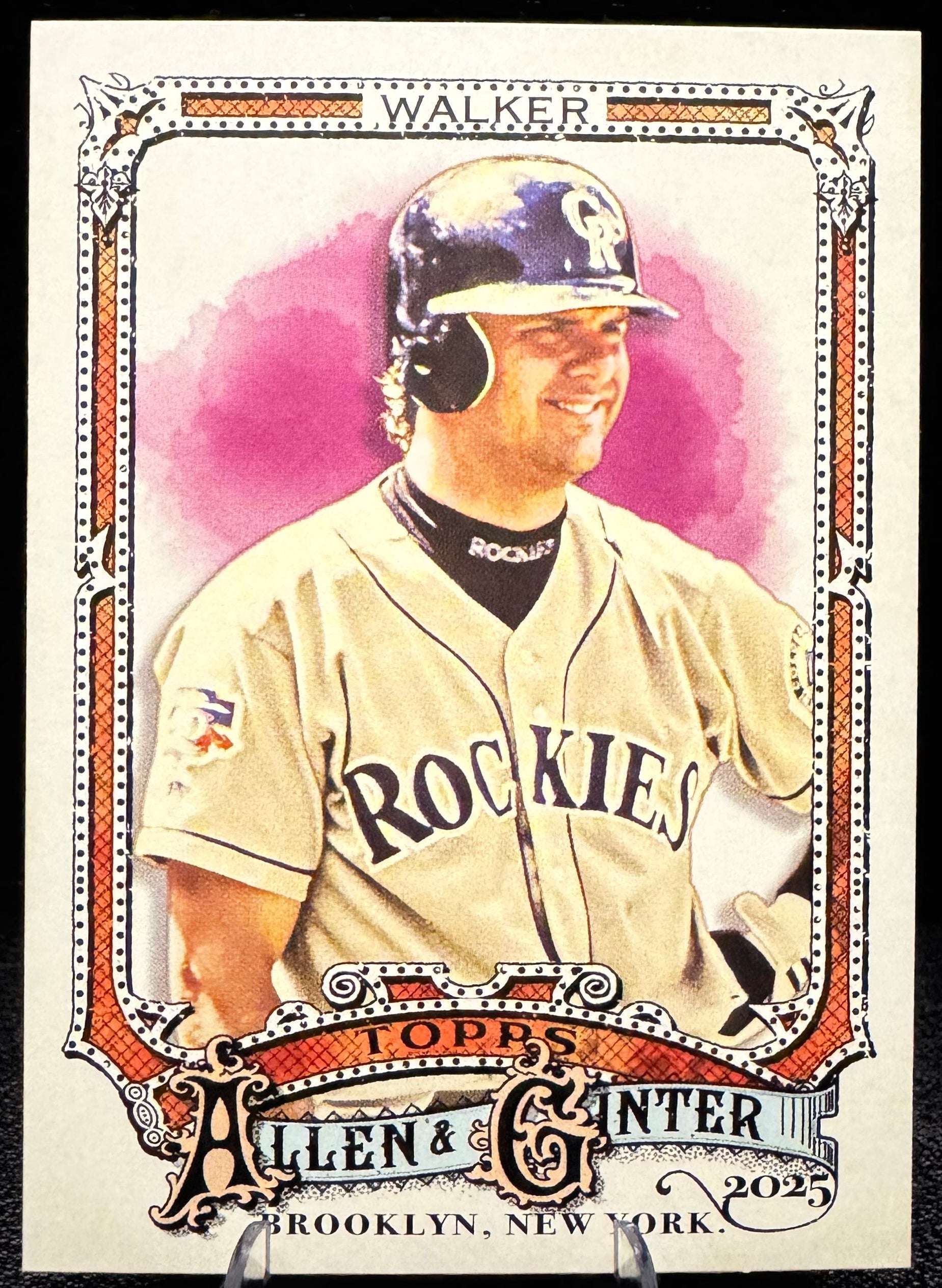 2025 Topps Allen & Ginter 335 Larry Walker Colorado Rockies - 787 Hobby House