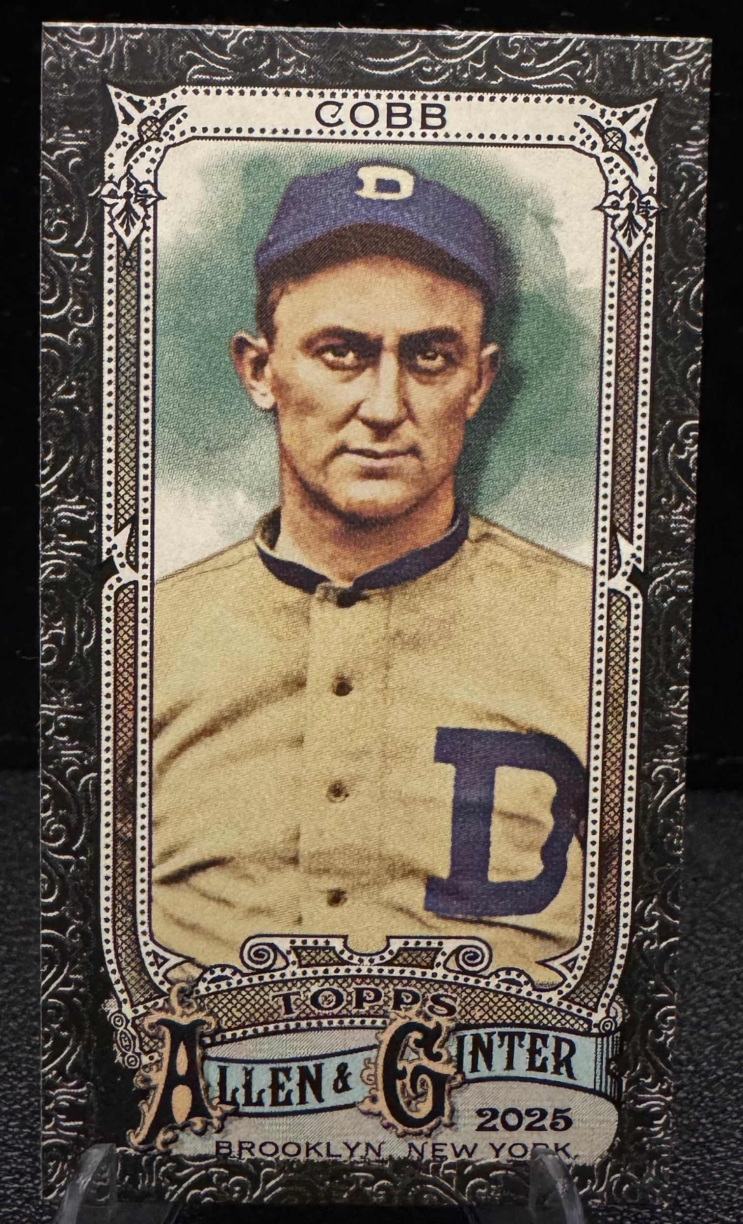 2025 Topps Allen & Ginter 55 Ty Cobb Mini Black Border - 787 Hobby House