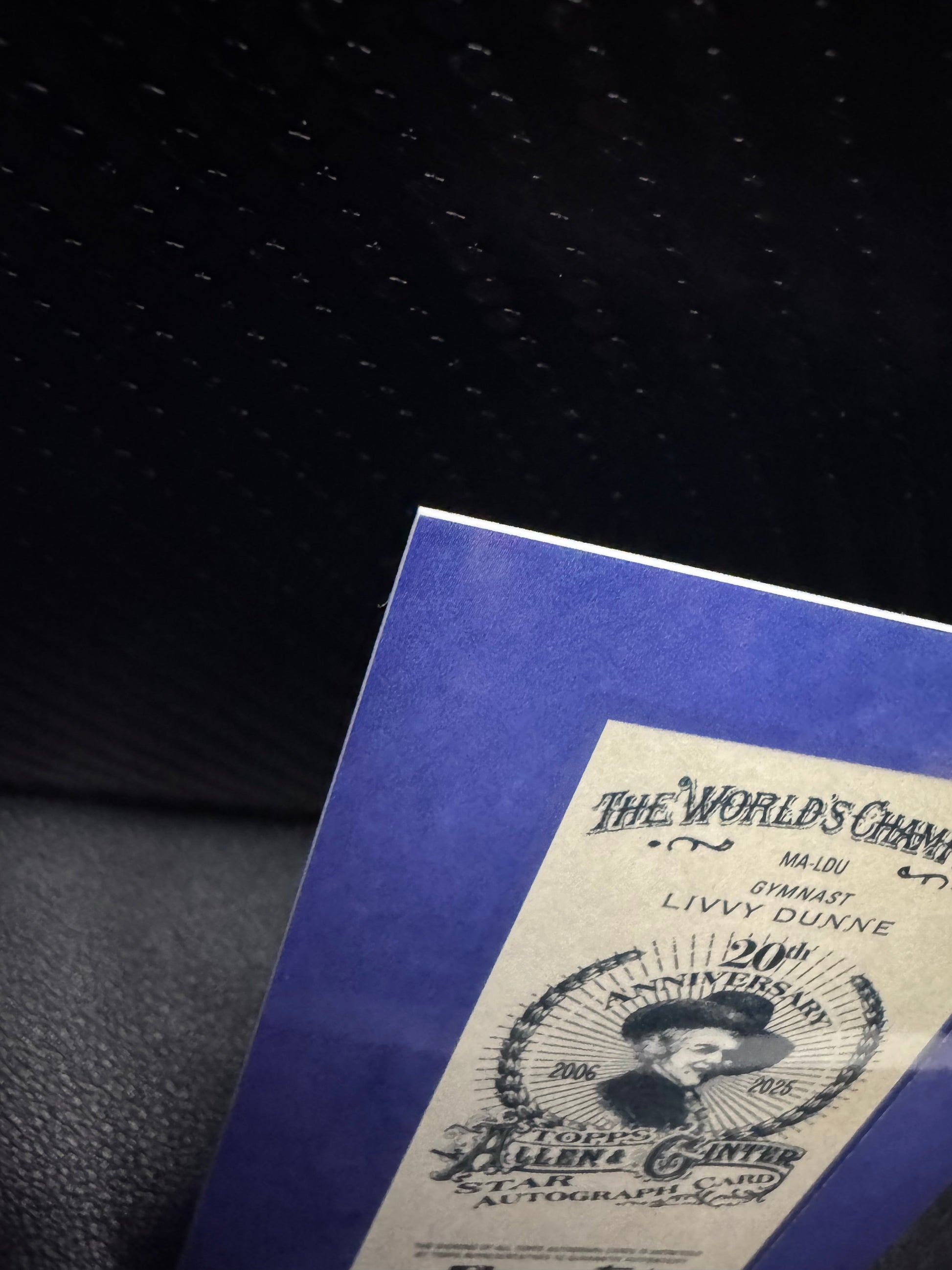 2025 Topps Allen & Ginter MA - LDU Livvy Dunne Framed Mini Autographs Blue 89/99 - 787 Hobby House