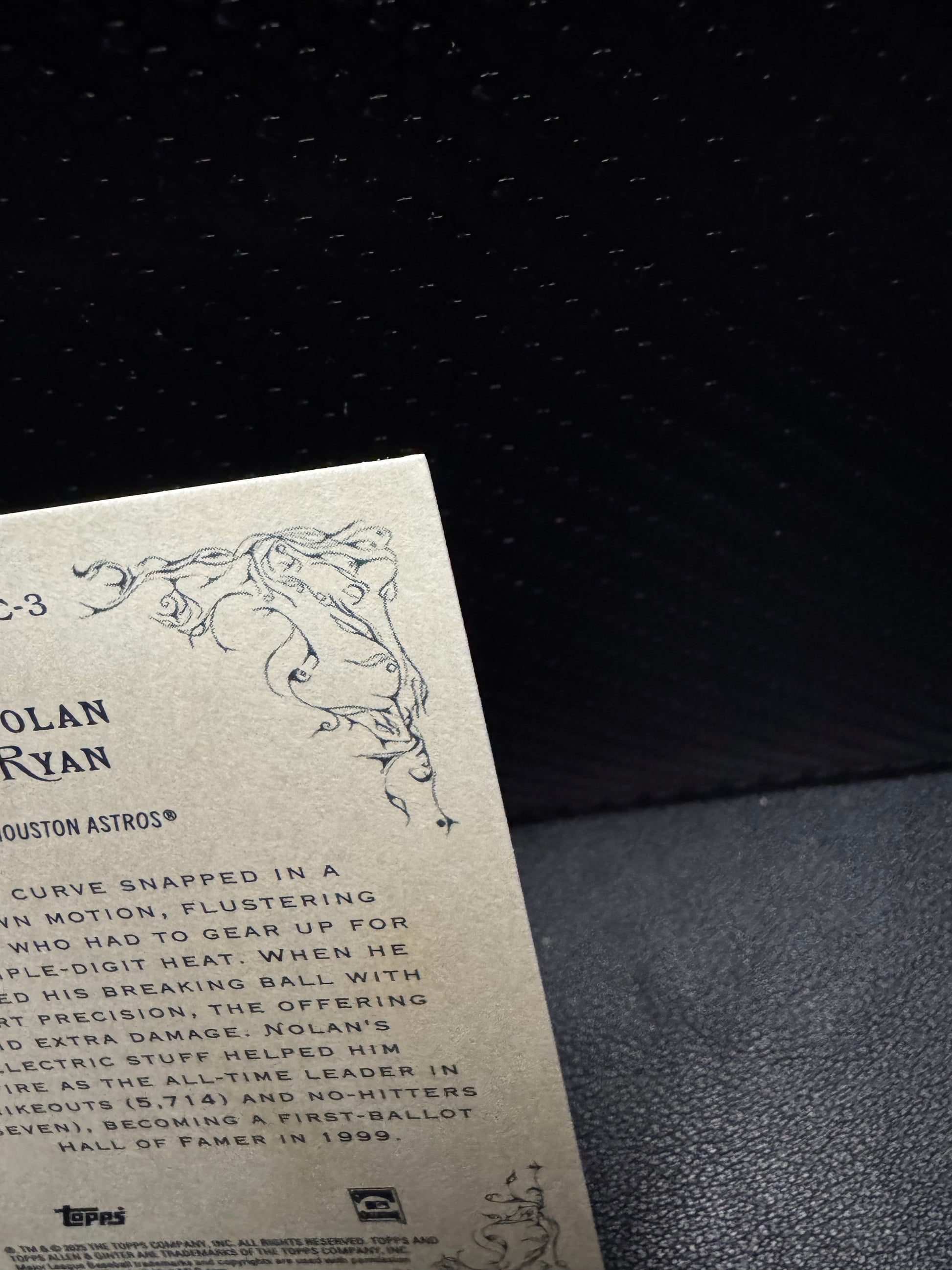 2025 Topps Allen & Ginter WC - 3 Nolan Ryan Wicked Curves - 787 Hobby House