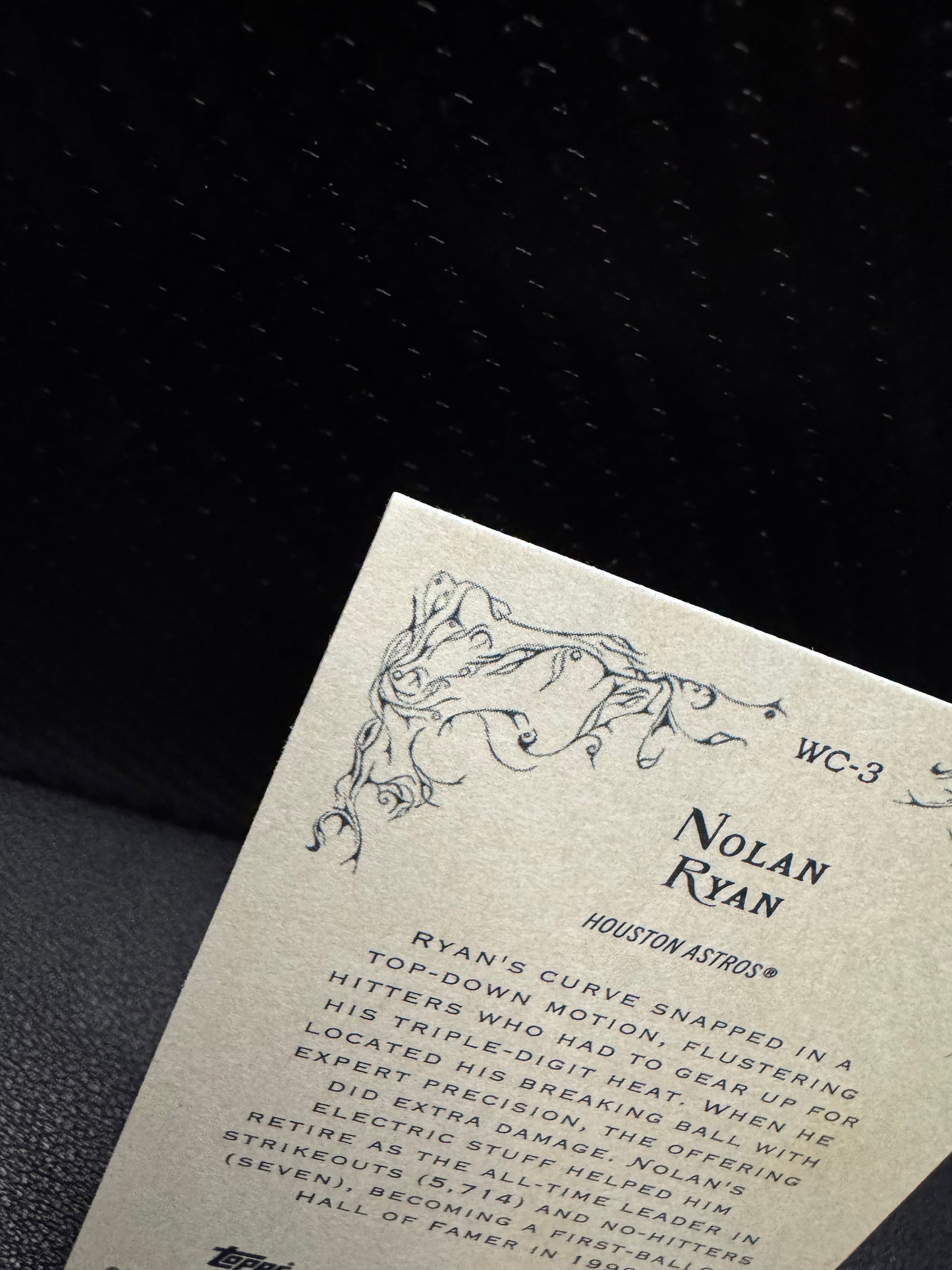 2025 Topps Allen & Ginter WC - 3 Nolan Ryan Wicked Curves - 787 Hobby House