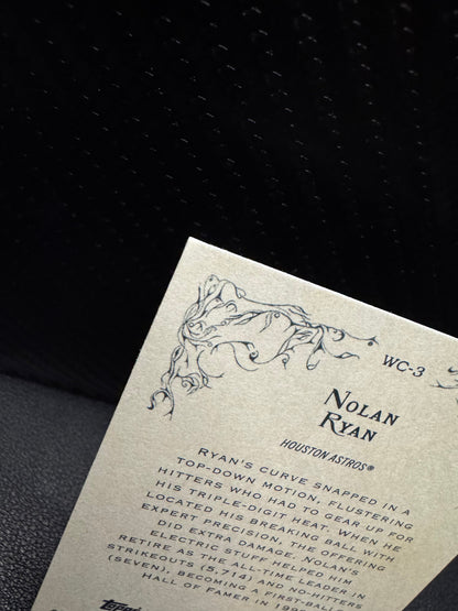 2025 Topps Allen & Ginter WC - 3 Nolan Ryan Wicked Curves - 787 Hobby House