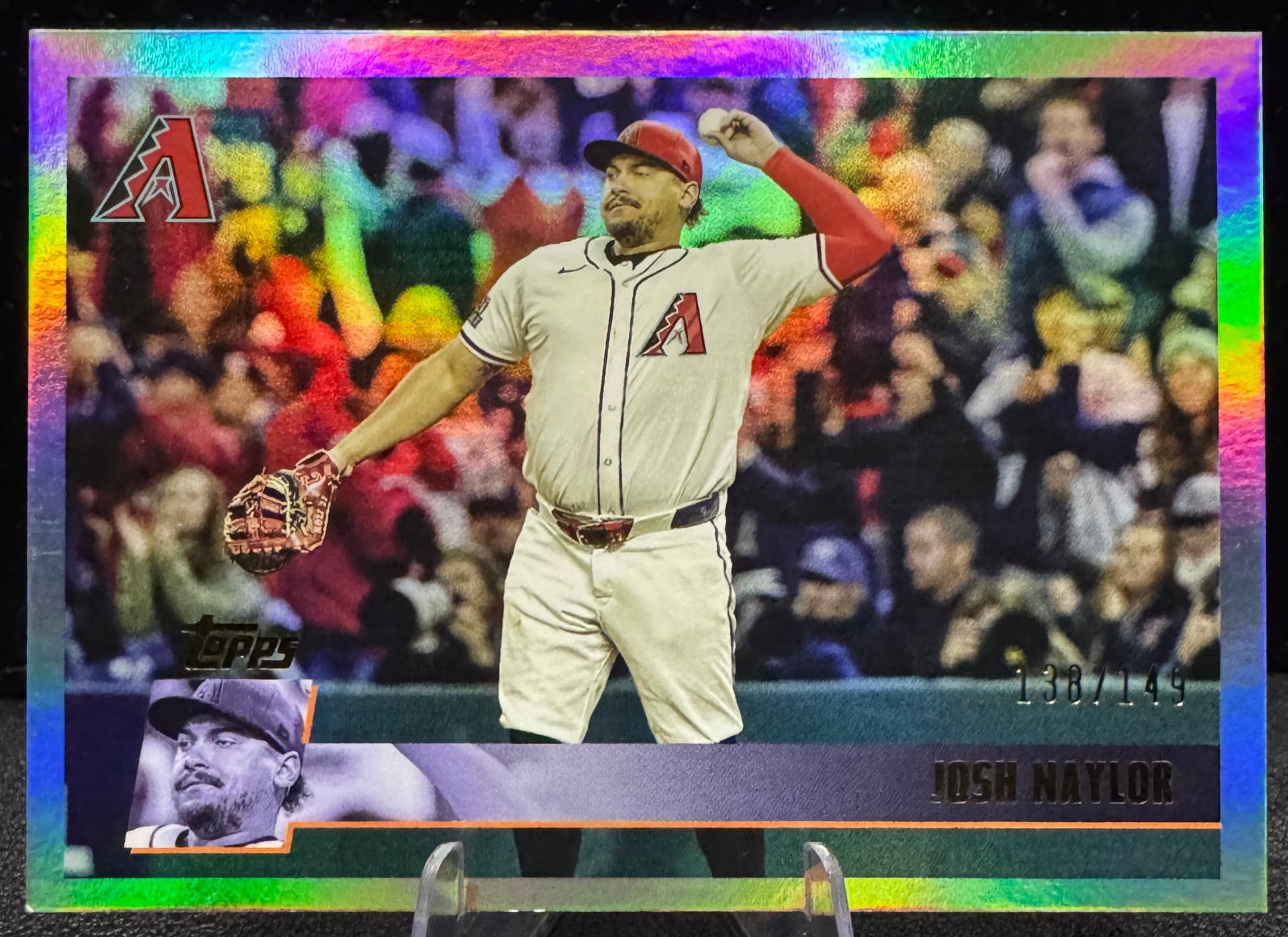 2025 Topps Archives 142 Josh Naylor Rainbow Foilboard 138/149 - 787 Hobby House
