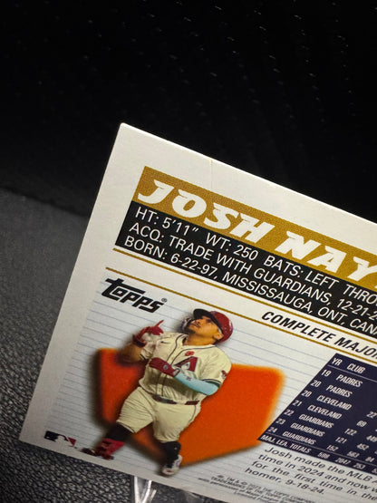 2025 Topps Archives 142 Josh Naylor Rainbow Foilboard 138/149 - 787 Hobby House