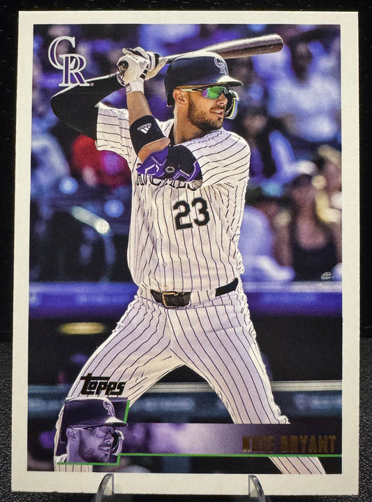 2025 Topps Archives 143 Kris Bryant Colorado Rockies - 787 Hobby House