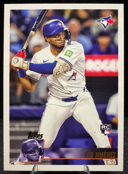 2025 Topps Archives 161 Leo Jiménez RC Toronto Blue Jays - 787 Hobby House