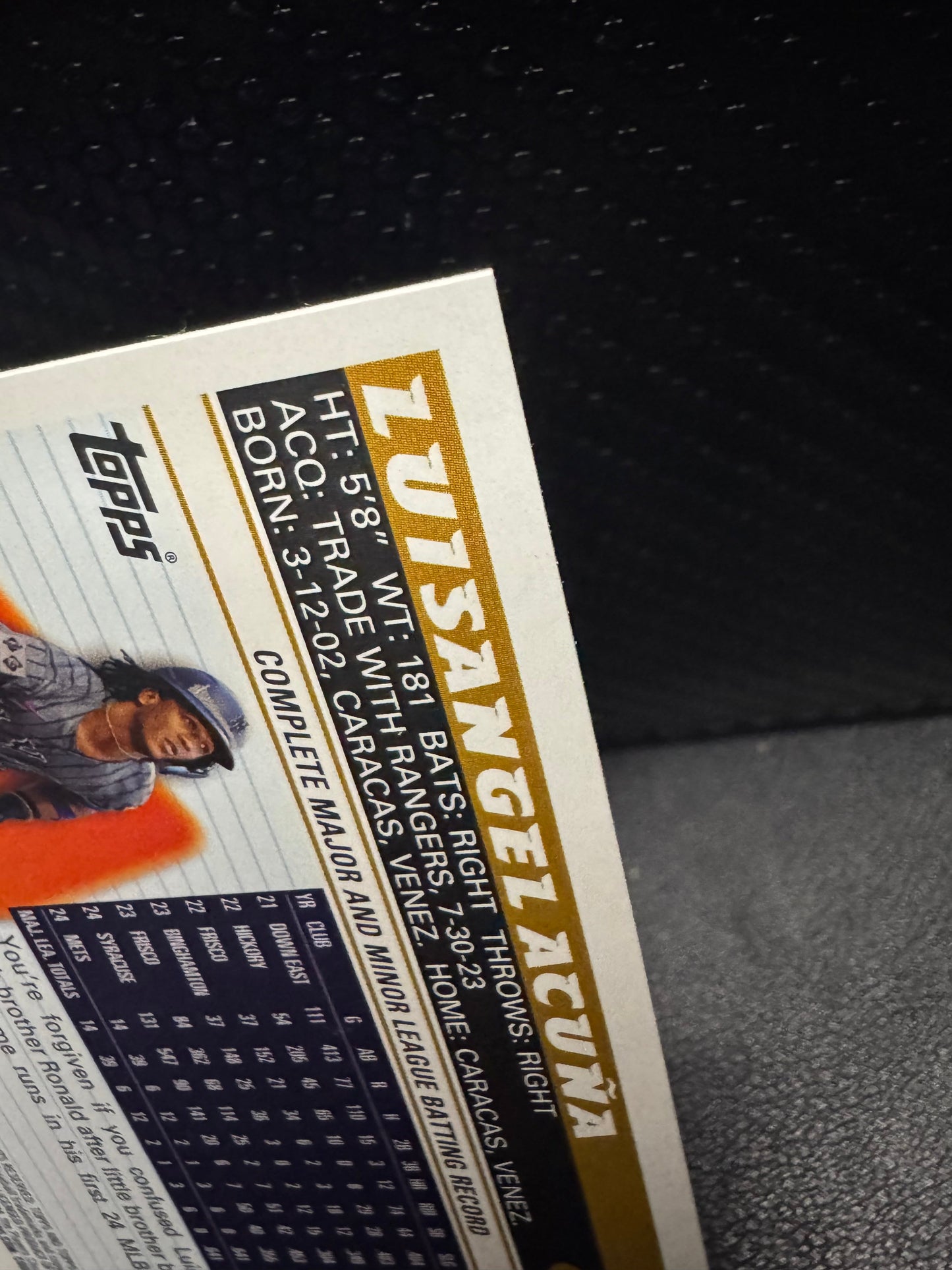 2025 Topps Archives 183 Luisangel Acuña RC New York Mets - 787 Hobby House