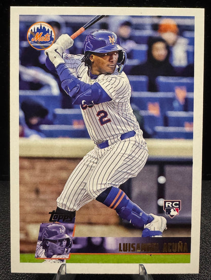 2025 Topps Archives 183 Luisangel Acuña RC New York Mets - 787 Hobby House