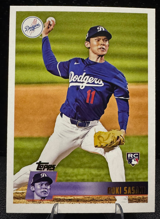 2025 Topps Archives 200 Roki Sasaki RC Los Angeles Dodgers - 787 Hobby House
