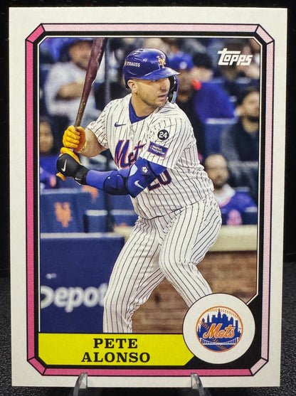 2025 Topps Archives 87BB - 10 Pete Alonso 1987 Topps Boardwalk and Baseball - 787 Hobby House