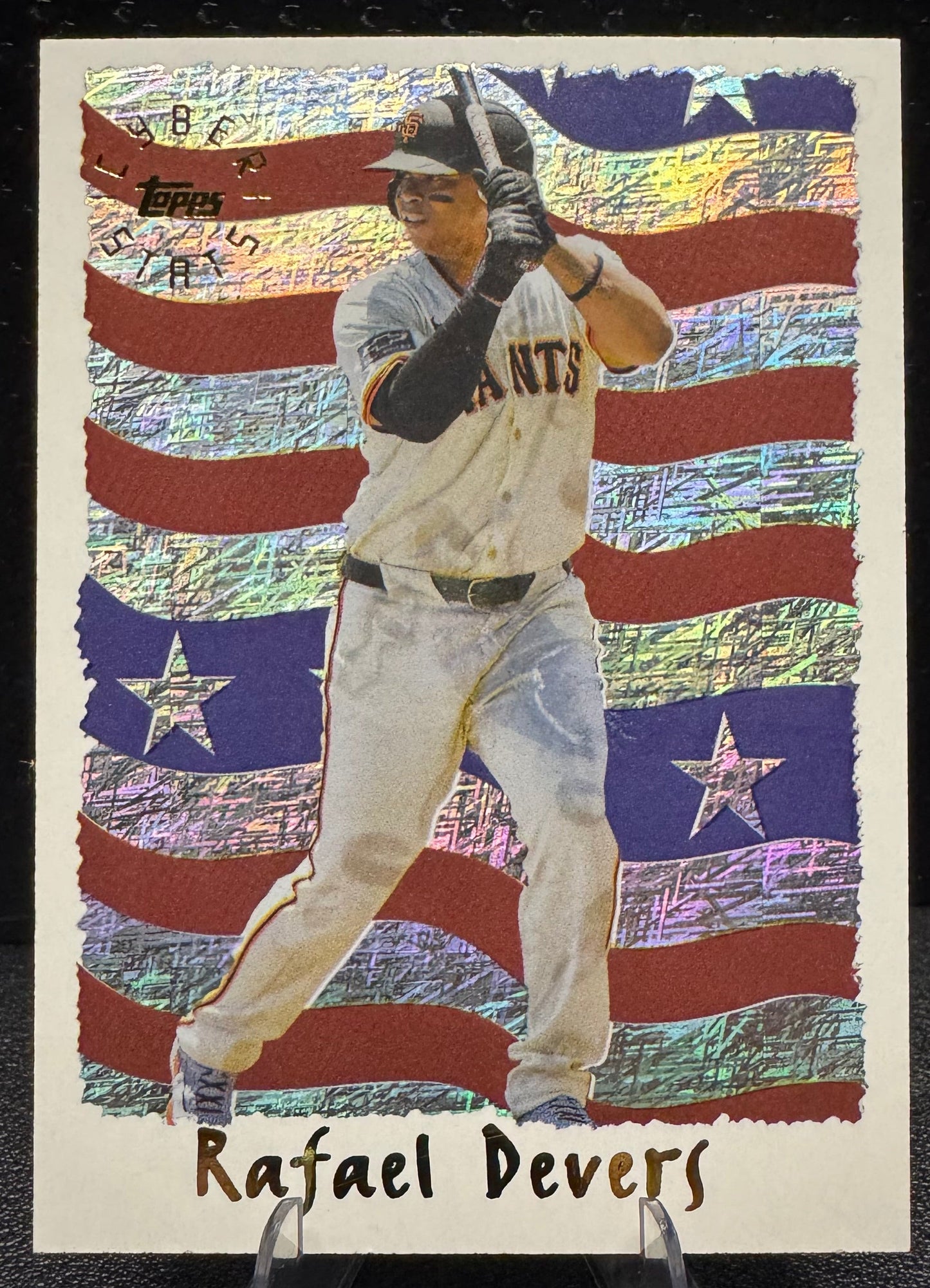 2025 Topps Archives 95C - 15 Rafael Devers 1995 Topps Cyberstats - 787 Hobby House