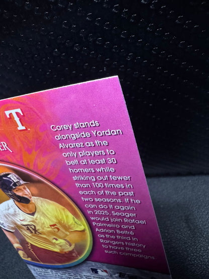 2025 Topps Chrome #F15-15 Corey Seager Fortune 15 Texas Rangers