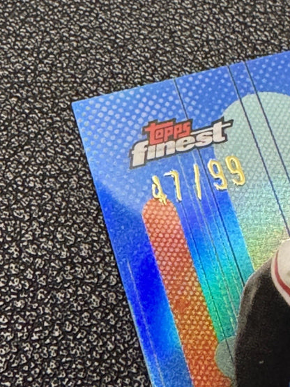 2025 Topps Finest Autographs FA - BDU Blake Dunn AU RC Blue Refractor 47/99 - 787 Hobby House