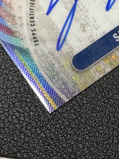 2025 Topps Finest Autographs FA - SS Spencer Steer AU Gold Refractor 6/50 - 787 Hobby House