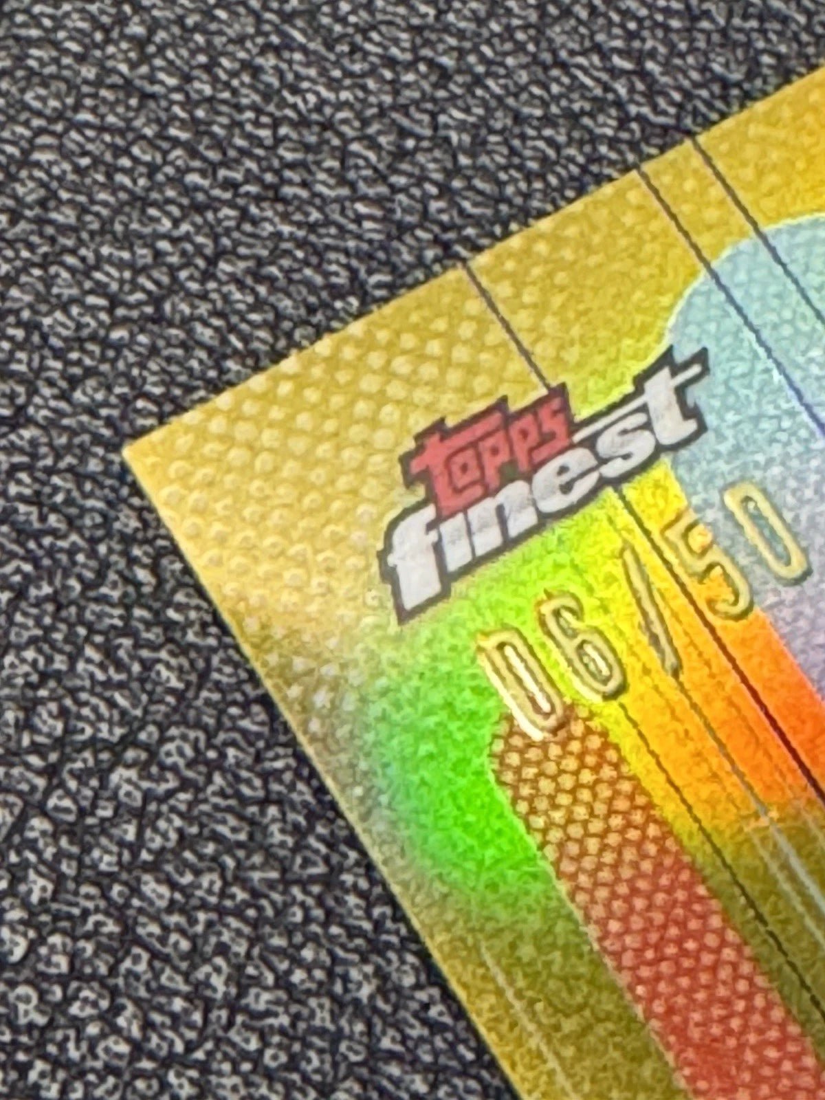 2025 Topps Finest Autographs FA - SS Spencer Steer AU Gold Refractor 6/50 - 787 Hobby House