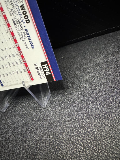 2025 Topps Holiday H94 James Wood RC Washington Nationals - 787 Hobby House