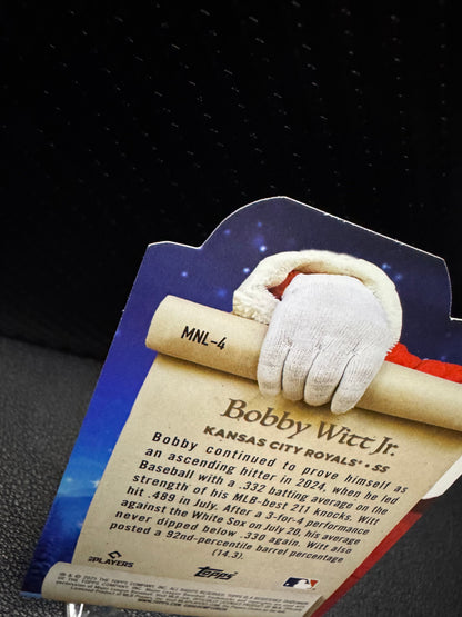 2025 Topps Holiday MNL - 4 Bobby Witt Jr. Making the Nice List Kansas City Royals - 787 Hobby House